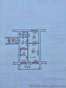 Продам 2х комнатную квартиру на 3 Этаже улучшенной планировки пр.Кирова 59 #1247407