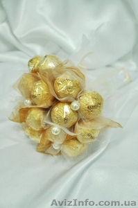 Свадебный букет из конфет. #1257355