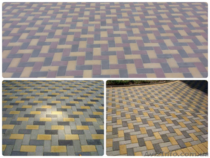 Тротуарная плитка Кирпичик 40 мм. собственного производства #1256773