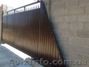 Консольные откатные ворота. #1248091