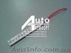 Плоская пластиковая светодиодная лампа #1244662