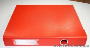 Папка на 2 кольца 4см,  синего,  красного,  зеленого цвета #1247995