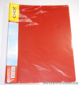 Папка-скоросшиватель А4 усики красная #1247992