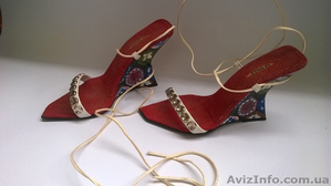 Босоножки на завязках Le Silla(оригинал) бу #1243715