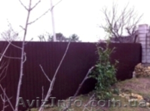 Забор из профнастила. #1248087