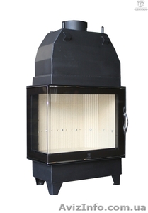 Новинка!Топка с вoдяным контуром фирмы LEСHMA. PL - 500 Green (угловой #1269670