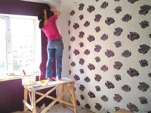 Поклейка обоев в Киеве Беспесчанка  #1264625