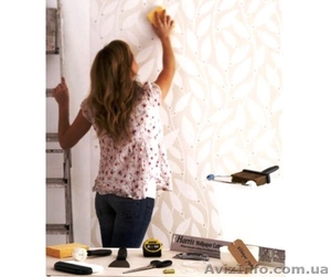 Поклейка обоев недорого в Киеве  #1259899
