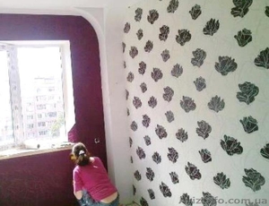 Поклейка обоев цена в Киеве  #1282899