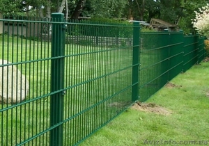 Сварной забор из сетки для дачи усиленный с полимерным покрытием #1167191