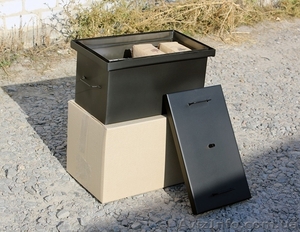 Коптильня с гидрозатвором большая (окрашенная термостойкой краской) #1276204