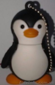 Продам Флешку Пингвин резиновая USB Flash Disk (16GB) в Харькове. #1280373