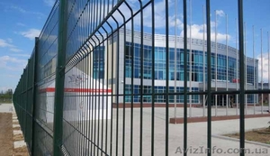 Все типы ограждений из сварной сетки. Купить забор 3D Рубеж на дачу #1167188