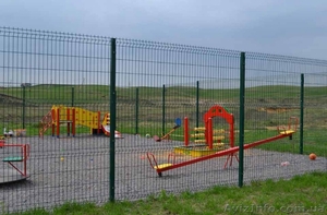 Ограждение из металла. Забор для дачи из сварного прута купить в Киеве #1167190