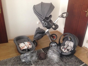 2015 Stokke Xplory V4 коляска с люлькой и автокреслом #1273422