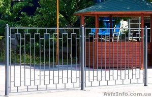 Заборы из профильной трубы,  ограждения из профильной трубы сварные #1177465