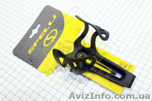 Флягодержатель алюминиевый с креплением на раму,  черный SBC-194A #1280780