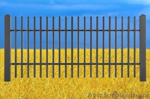 Купить забор из профильной трубы,  сварные профильные ограждения Киев #1177462