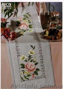 Скатерть,  салфетки,  вышивка #1277773