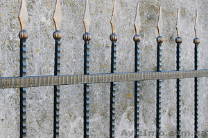 Кованые сварные ограждения с элементами декоративной ковки заборы Киев #1177447