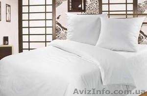 Постельное белье белое,  Бязь Белый страйп  #1280993