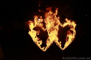 Фаер шоу Черкассы и обл , огненно-пиротехническое шоу ,  огненные сердца #1275525