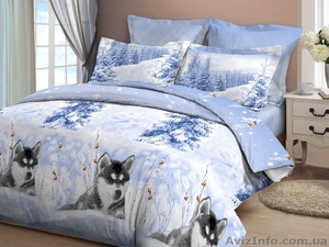 Недорогое постельное белье,  Комплект Хаски #1280963
