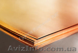  Медный лист,  Медный прокат. Цена грн.  #1277628