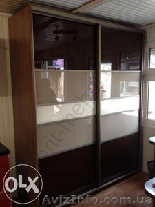 Шкаф-купе (стекло-лакобель)  #1272215