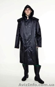  Спецодежда - плащ водонепроницаемый с капюшоном продажа  #874857