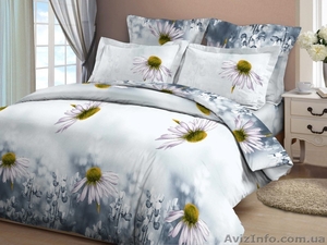 Постельное белье купить Харьков,  Комплект Ромашки #1280985
