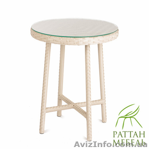 Круглый стол из ротанга,  Стол Эспрессо #1278899
