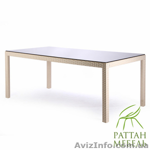 Столы стулья из ротанга,  Стол Простой  #1278902