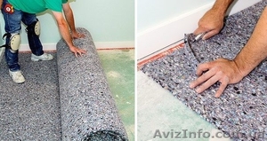 Укладка ковролина,  линолеума  #1276084