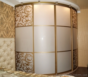 Шкаф-купе с радиусными раздвижными системами под заказ от ART DEKO #1275210