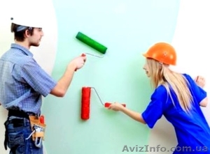 Малярные работы,  оклейка обоями в Киеве  #1288128