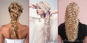 Курсы плетения косичек в Николаеве. Плетение на волосах. #1287208