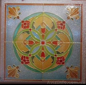 Витражи на потолке,  потолки с витражами.  #1289471
