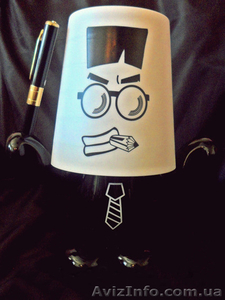 Светильник подставка копилка,  светильник смайлик,  оригинальная копилка #1288718