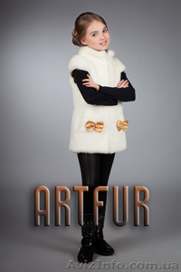 Детские жилеты и жакеты из эко-меха от ARTFUR #1285790