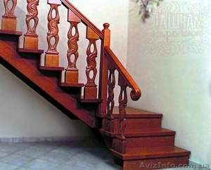 Деревянные перила #1291214