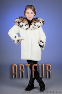 Шубы из эко-меха для маленьких модниц от ARTFUR #1285787