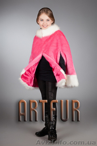 Детские кейп-пальто из эко-меха от ARTFUR #1285792