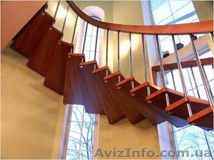 Деревянные ступени для лестниц,  ограждения #1291182