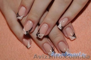 Курсы  наращивания ногтей в Николаеве. Наращивание ногтей. #1287197