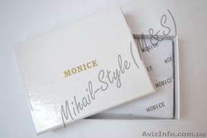 Стильный кожаный мужской зажим для купюр Monice #1294165