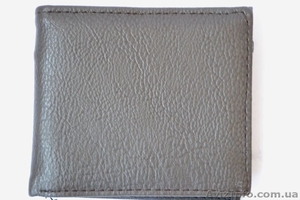 Стильный серый мужской зажим для денег с множеством отделов #1294199