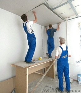 Гипсокартонные,  малярные работы Киев  #1295401