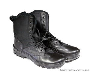 Берцы армейские,  летние,  на войлоке,  кожаные. #1295532