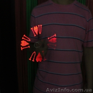 Брелок светодиодное табло с механической разверткой,  брелок махалка #1288663